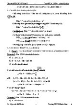 Chuyên đề bồi dưỡng học sinh giỏi Toán 8 Tìm GTLN, GTNN của biểu thức - Nguyễn Bá Thiện
